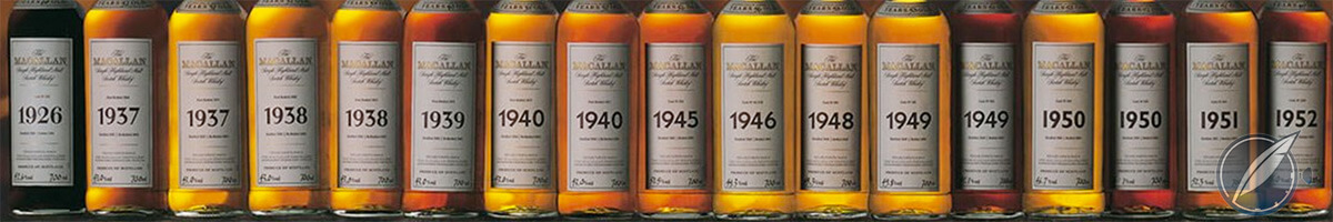 The Macallan vintage single malt whiskeys