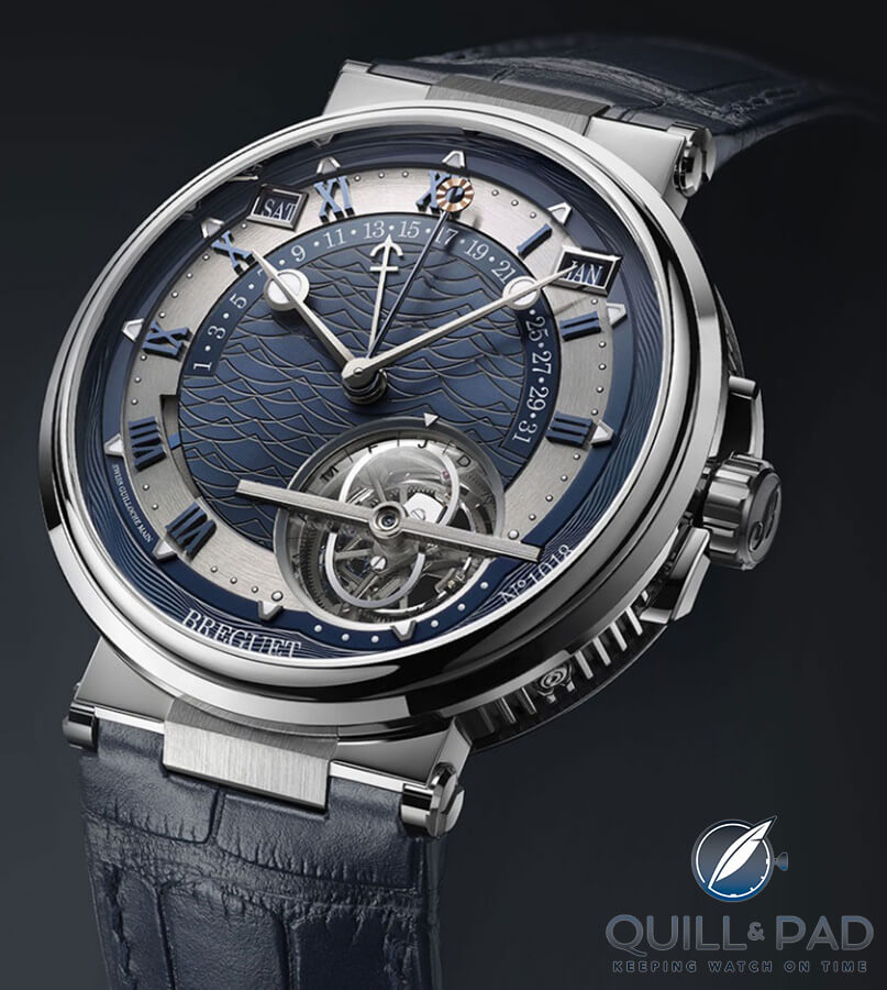 Breguet Marine Équation Marchante Ref. 5887 in platinum