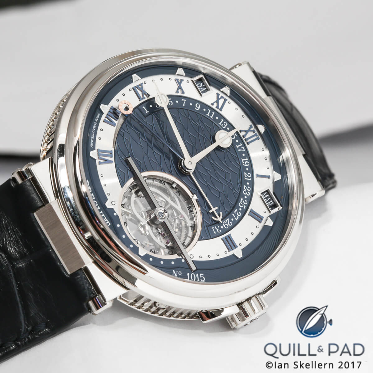 Breguet Marine Équation Marchante Ref. 5887 in platinum