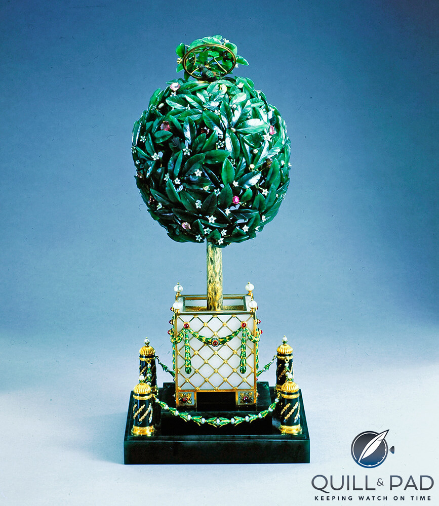 The Fabergé Bay Tree imperial egg of 1911