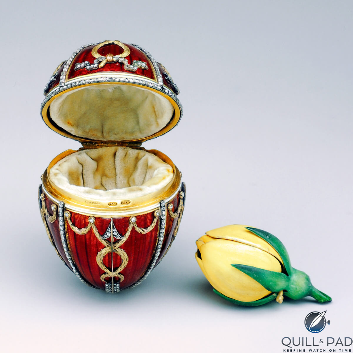 The Fabergé Rosebud Egg from 1895 (photo courtesy The Forbes Collection)