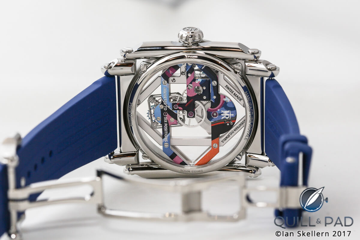 Back view of the Manufacture Royale ADN Art