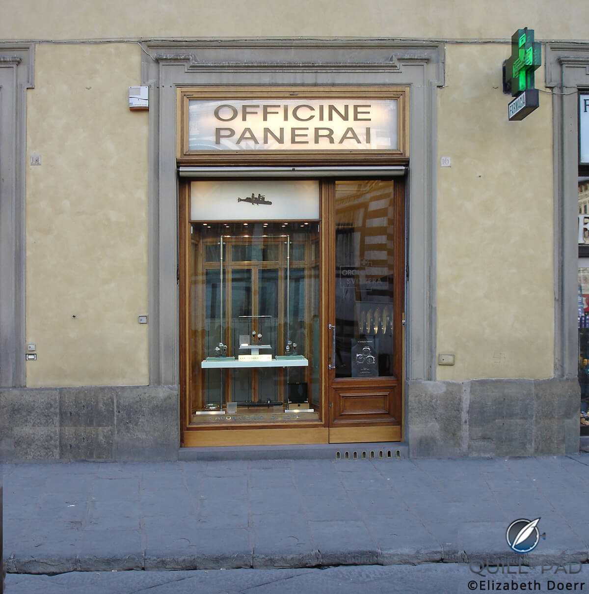 The Officine Panerai boutique in Florence, Italy