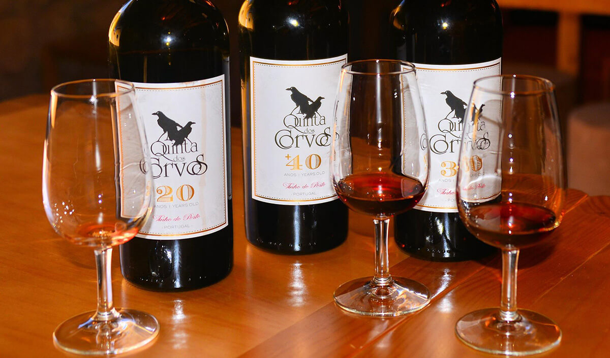 20, 30 and 40-year-old Tawny Port by Quinta dos Corvos