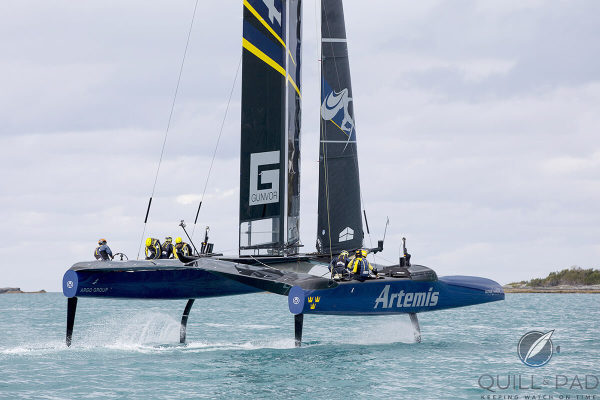 Artemis Racing at the America's Cup regatta in Bermuda
