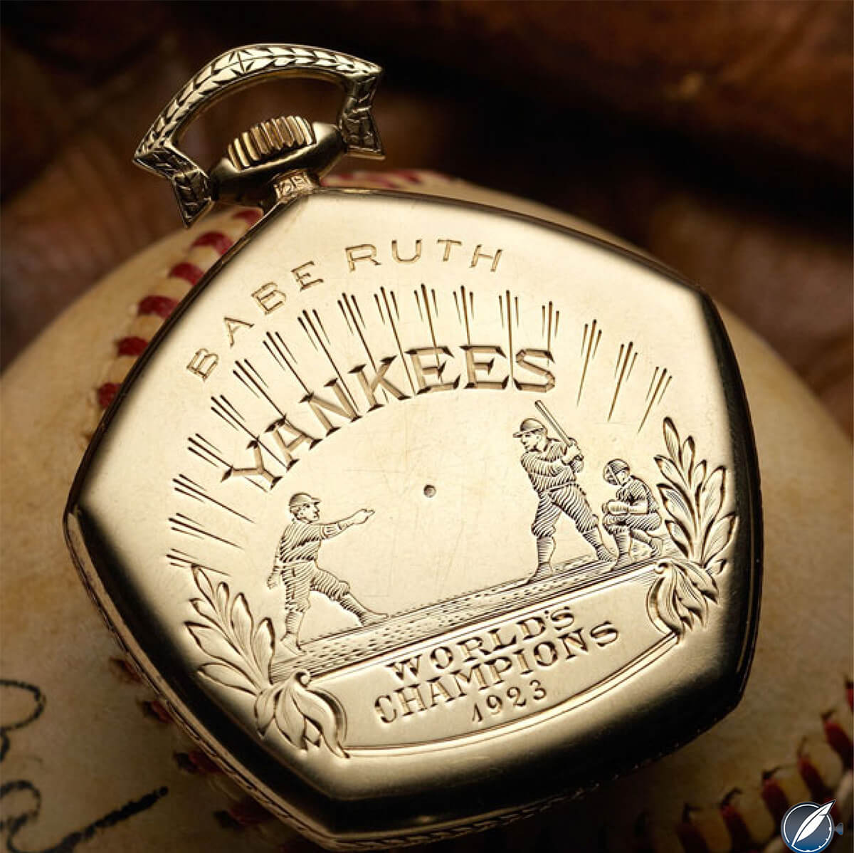 Babe Ruth’s Pocket Watch to Commemorate the NY Yankees 1923 World Series Chamionship