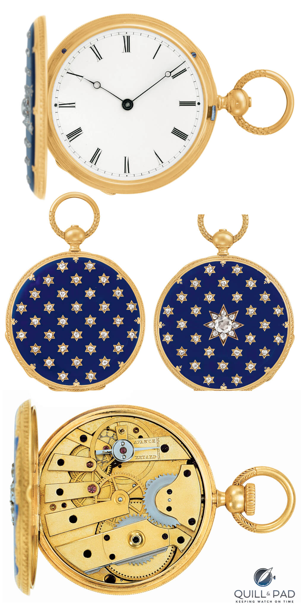 A Patek Philippe pendant watch for Tiffany & Co. no. 4740 from 1852