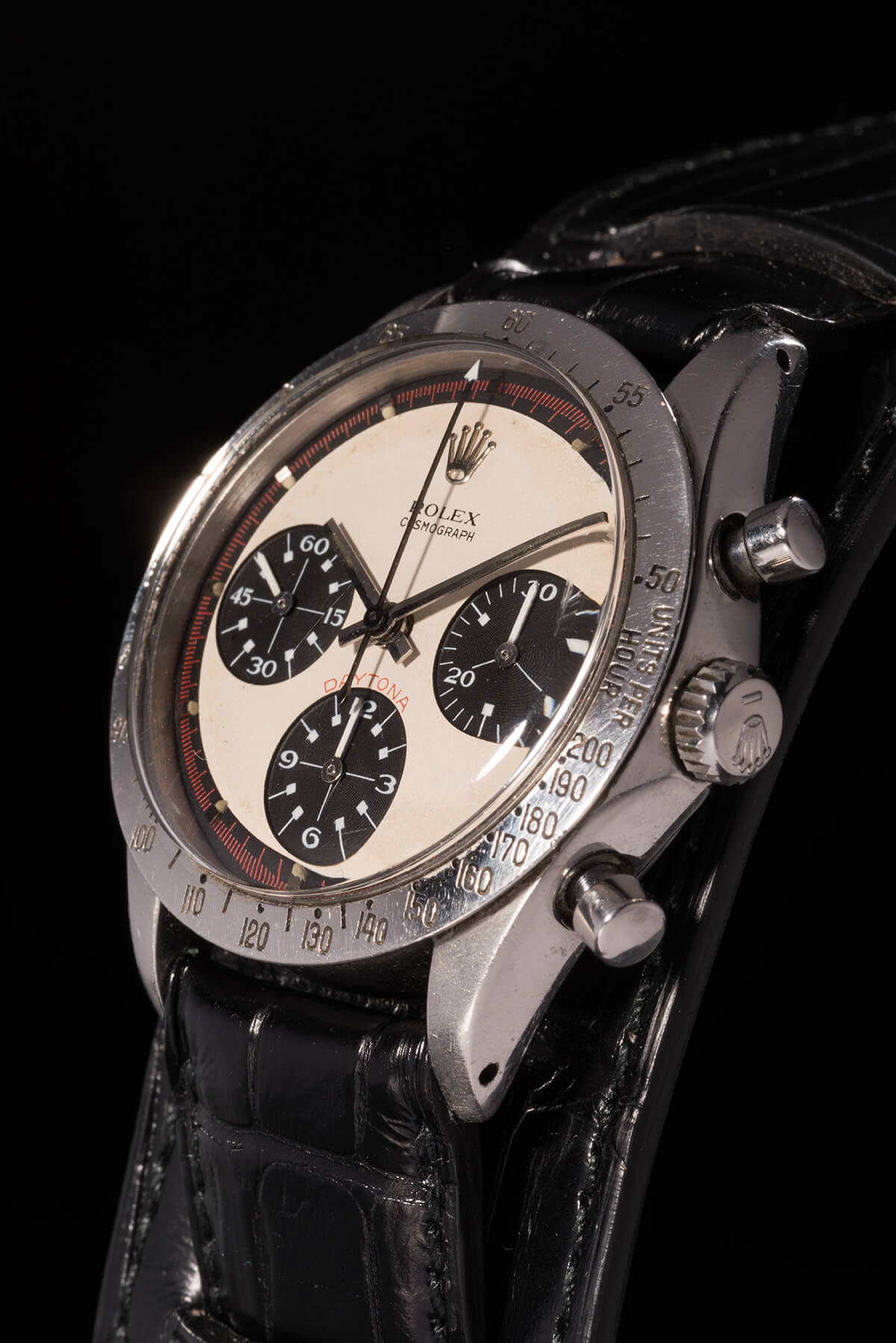 Parting shot: Paul Newman’s personal Rolex Daytona “Paul Newman” (photo courtesy Phillips/Bacs and Russo)