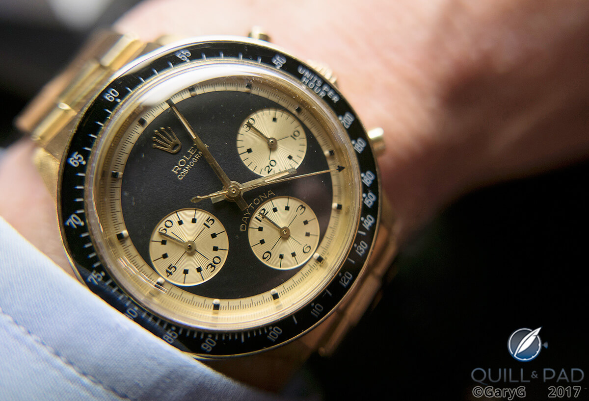 Exponential escalation: “John Player Special” Paul Newman Rolex Daytona in gold
