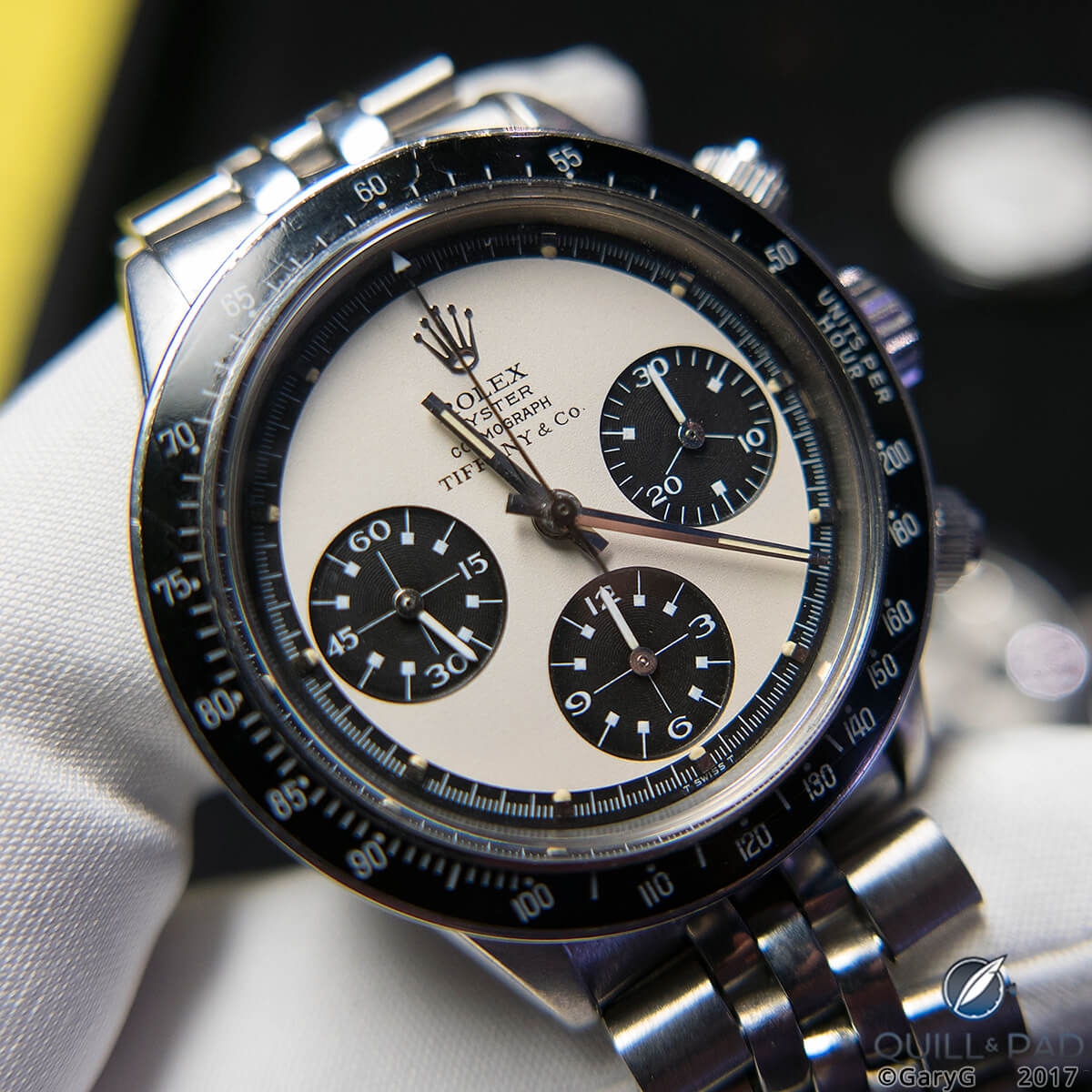 Extra value: Tiffany-dialed Rolex Daytona “Paul Newman”