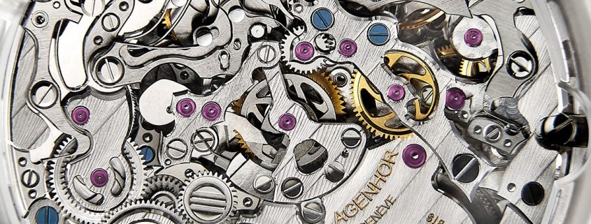 The first of the revolutionary AgenGraphe chronograph movements off the production line sits at the heart of Carpe Diem by Agenhor and HEAD for Only Watch 2017