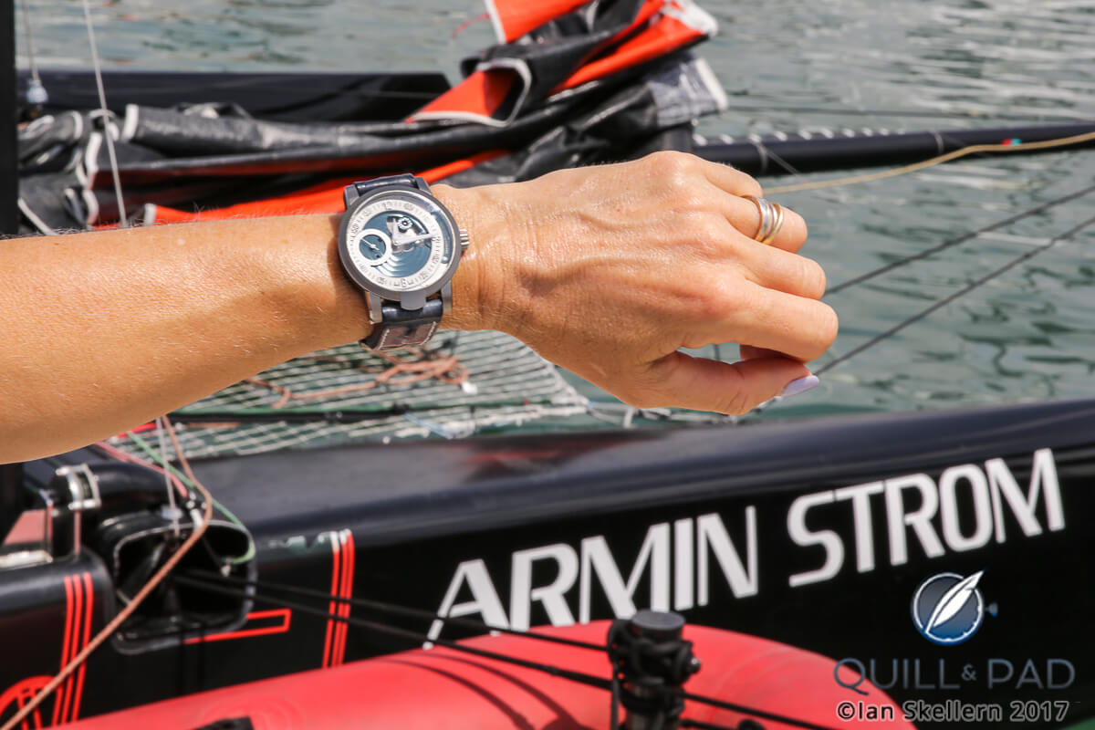 Armin Strom Gravity sees some sailing action with the Armin Strom Sailing Team in Palma de Mallorca