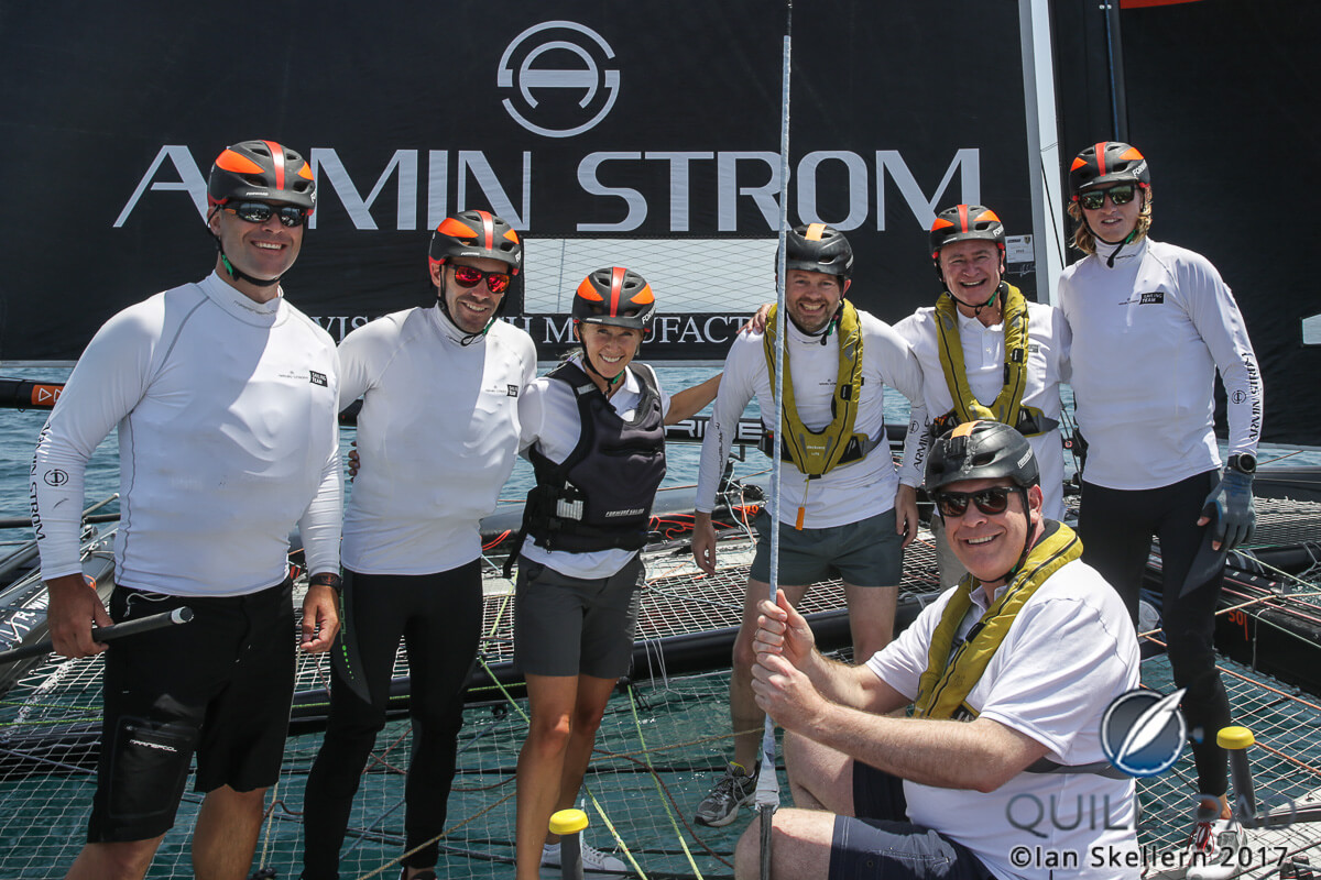 Journalist Team #1 ready for action with the Armin Strom Sailing Team in Palma de Mallorca