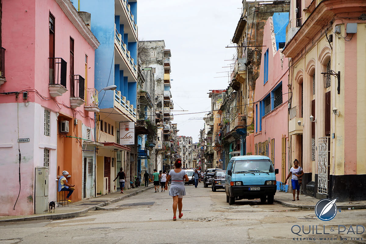 Typical street in Havana, Cuba (photo courtesy George Cramer)