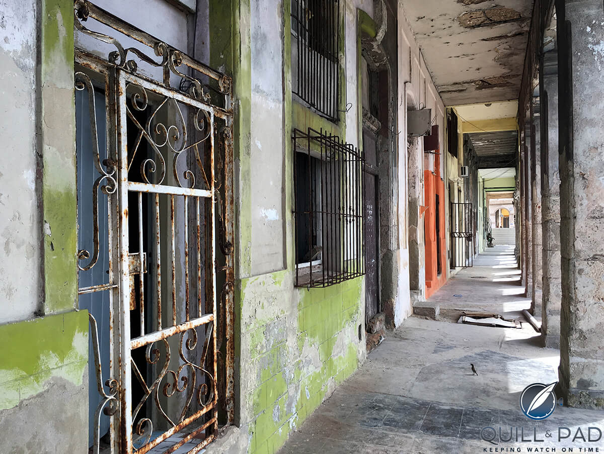 Not many shops along the street in Havana, Cuba (photo courtesy George Cramer)