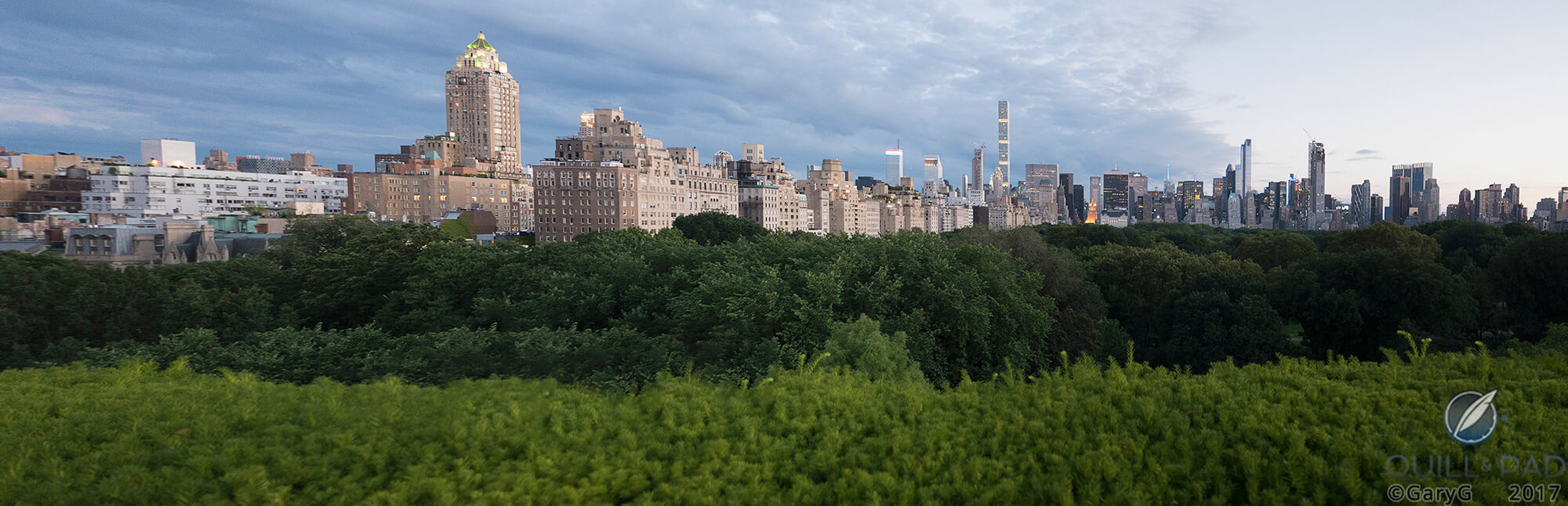 New York as seen from the roof of the Metropolitan Museum of Art, July 2017