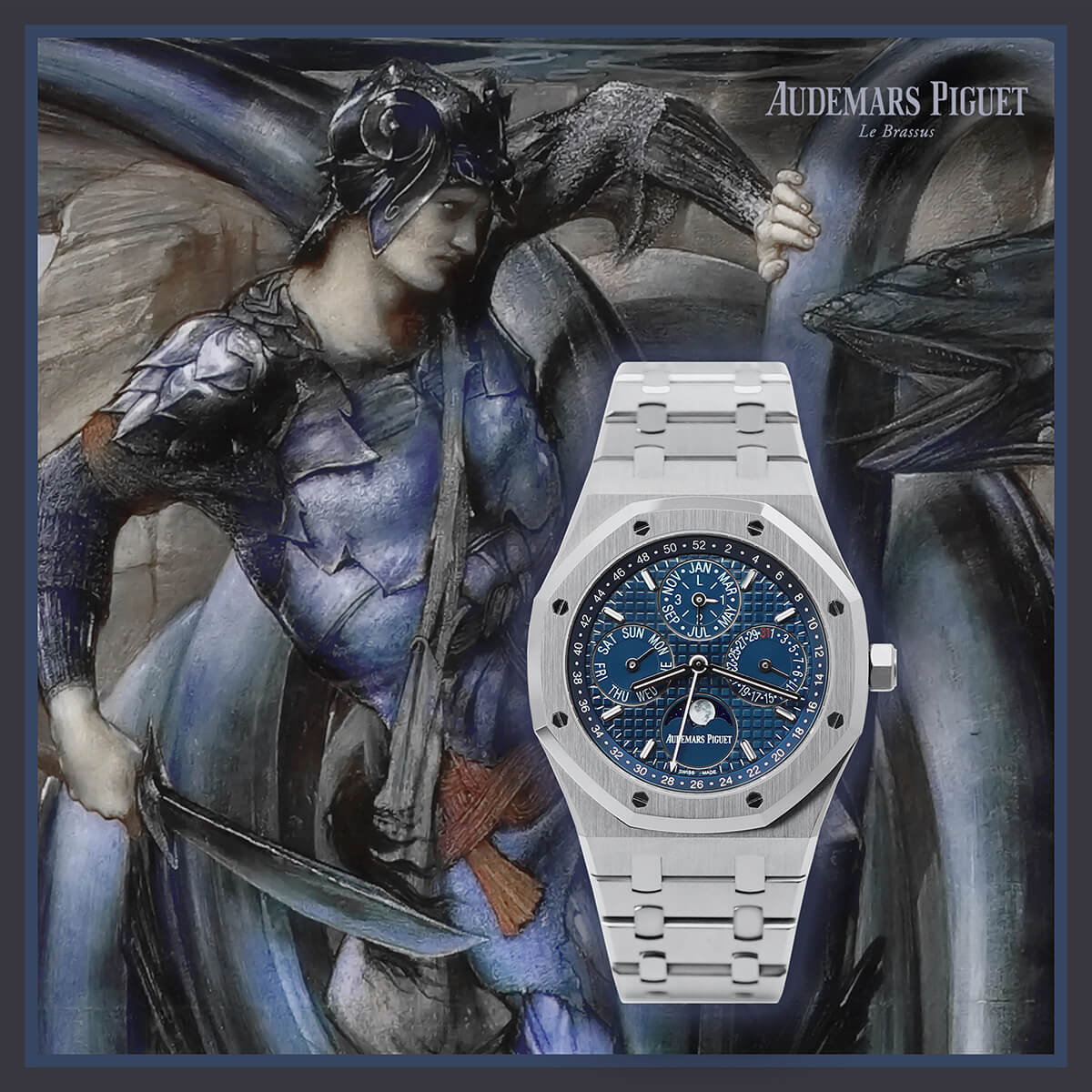 Audemars Piguet Royal Oak-over The Doom Fulfilled by Edward Burne Jones (image courtesy @thehealer74)