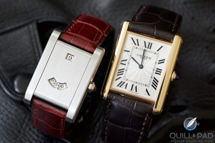 My First Hands-On Encounter With The Cartier Tank à Guichets: A Dream ...