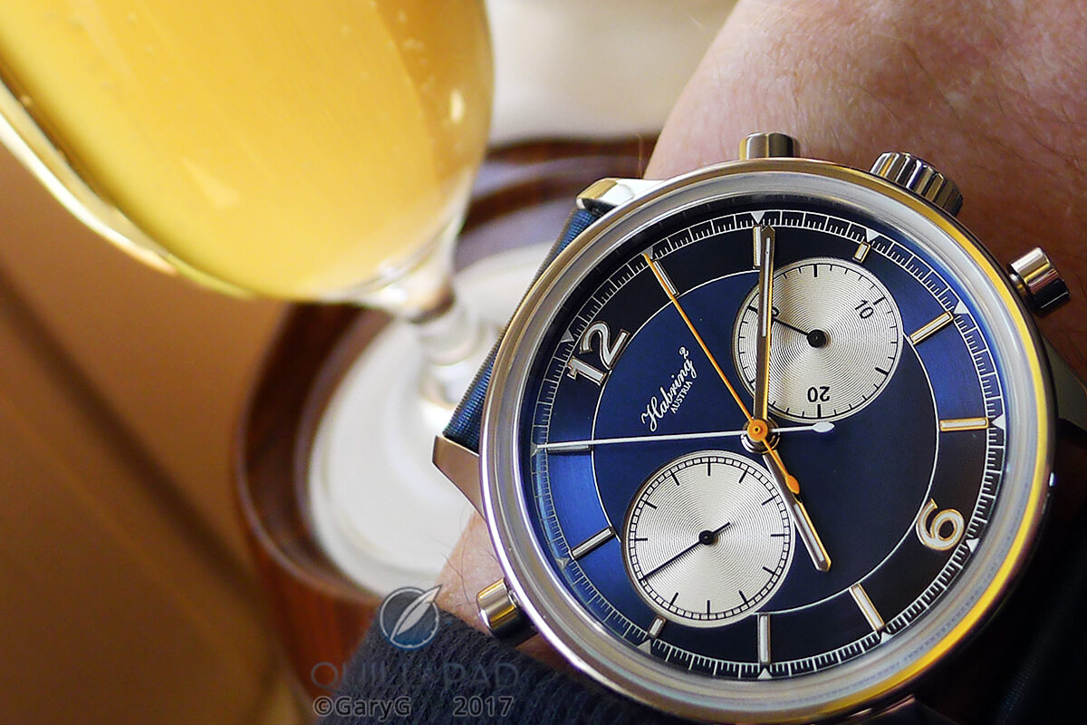Parting shot: traveling in style with the Habring2 Doppel 2.0 on the author’s wrist