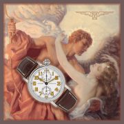 Longines Heritage Aviation over Day and the Dawnstar by Herbert James Draper (image courtesy @thehealer74)