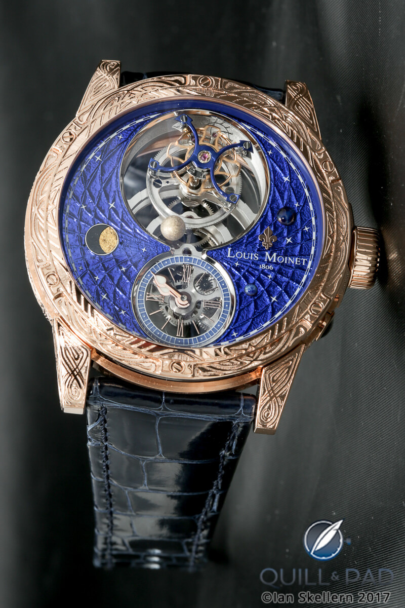 Louis Moinet Space Mystery in pink gold