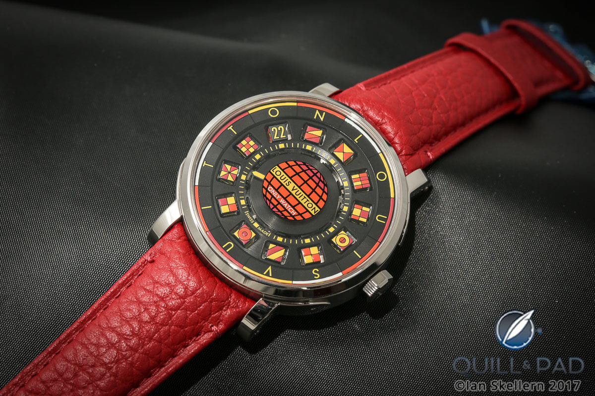 Louis Vuitton Escale Spin Time Black & Fire For Only Watch 2017