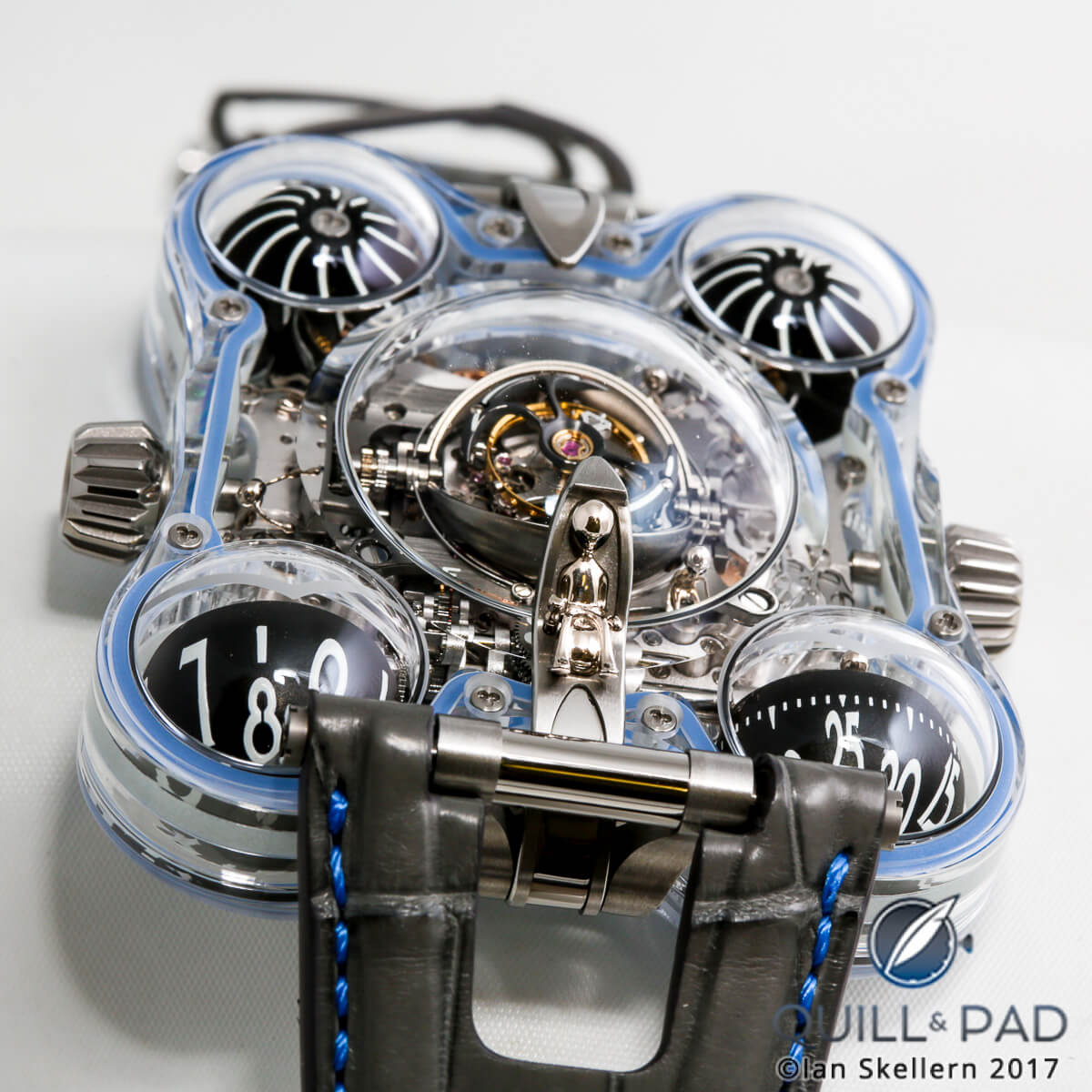 Alien in the driver's seat of MB&F HM6 Alien Nation