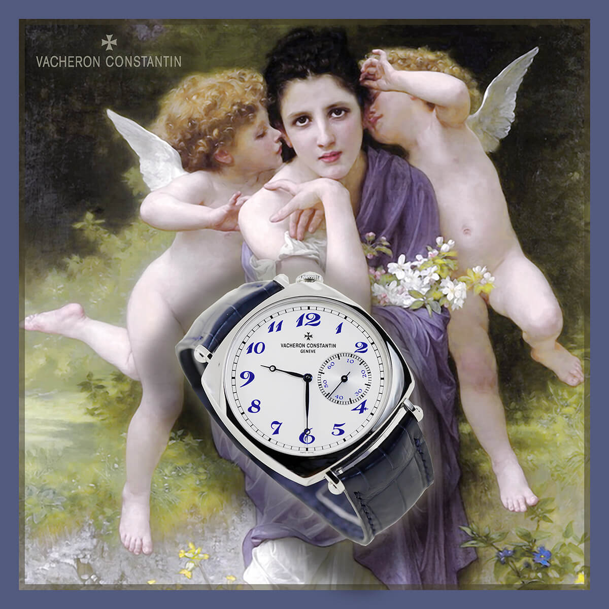 Vacheron Constantin Historiques Americain over Seduction by William Bouguereau (image courtesy @thehealer74)