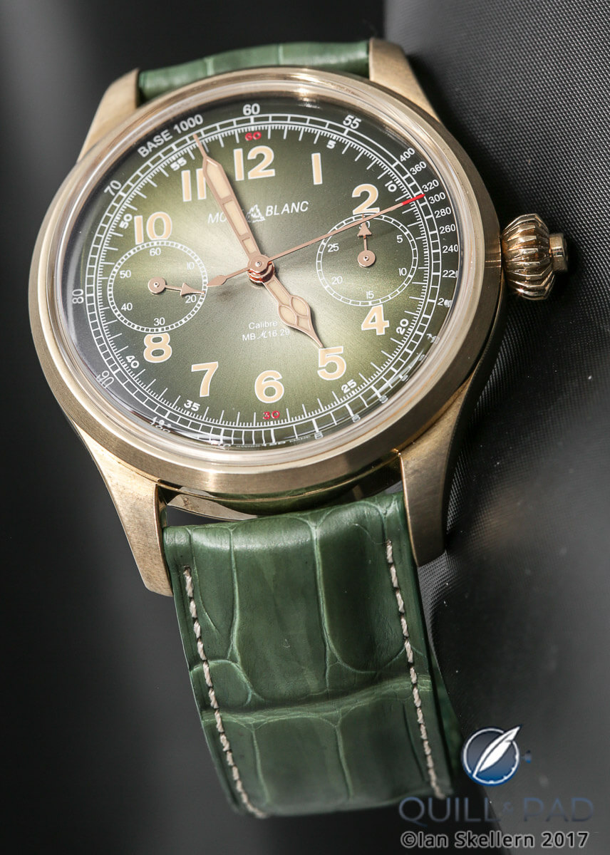 Montblanc 1858 Chronograph Tachymeter Unique Piece Only Watch 2017