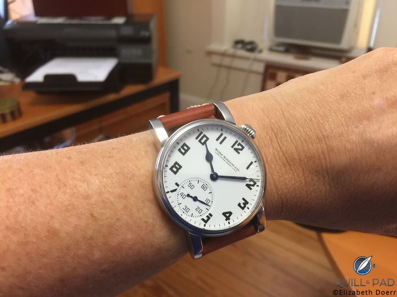 The unmistakable RGM 222-RR on the author's smaller wrist