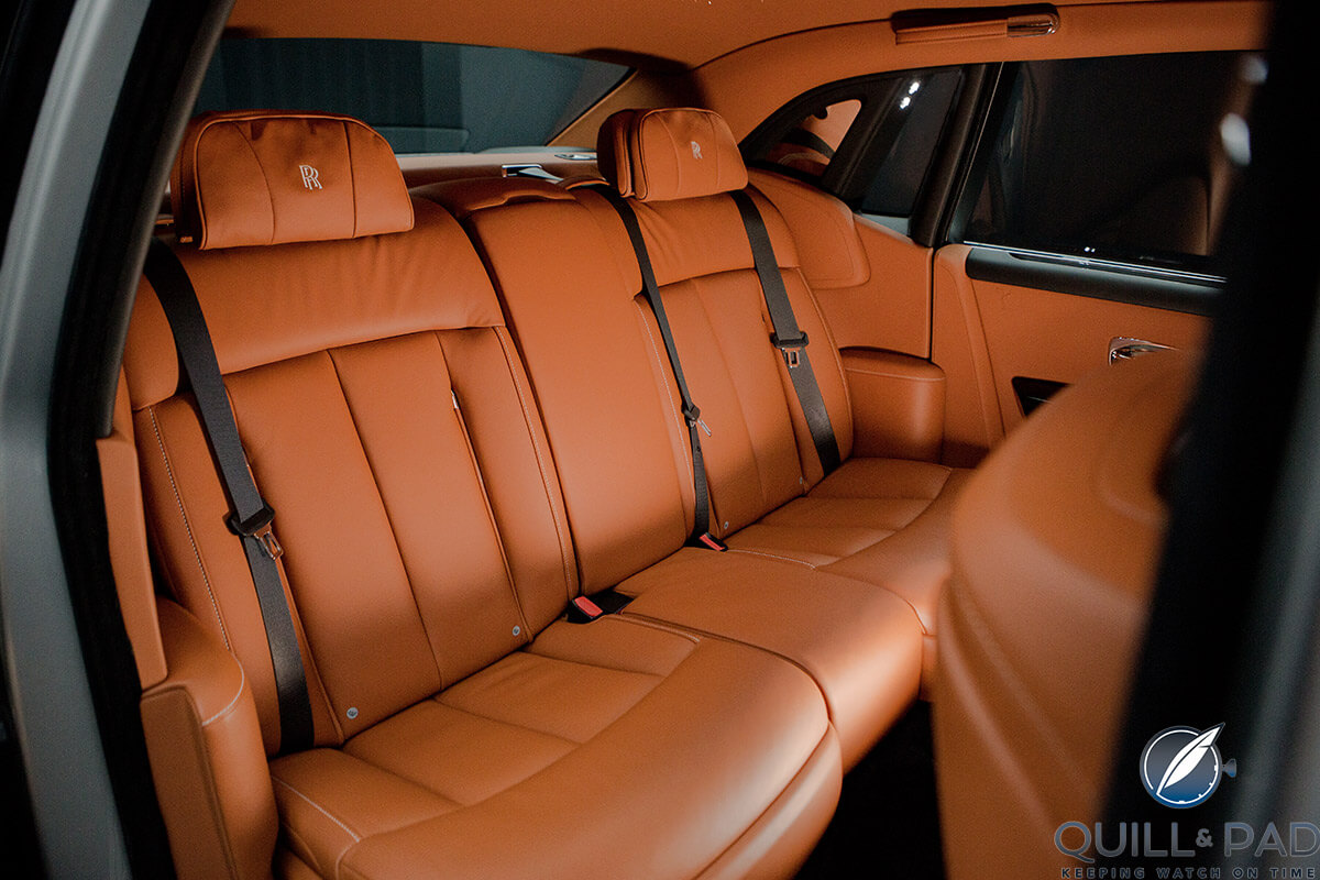 Rolls Royce Phantom VIII interior back seat