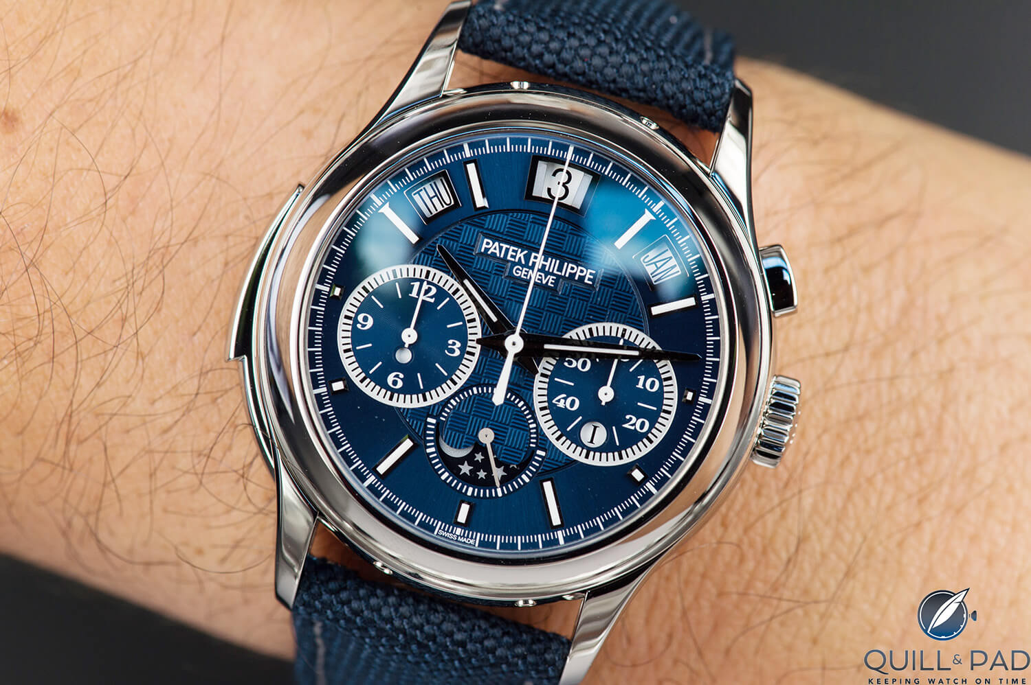 Patek Philippe Reference 5208T-010 unique piece in titanium for Only Watch 2017 on the wrist
