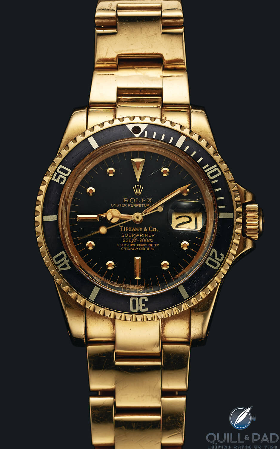 Tiffany Rolex Submariner Reference 1680 owned by Sylvester Stallone (excerpted from 'A Man and His Watch' by Matt Hranek, Artisan Books, copyright © 2017; photographs by Stephen Lewis)