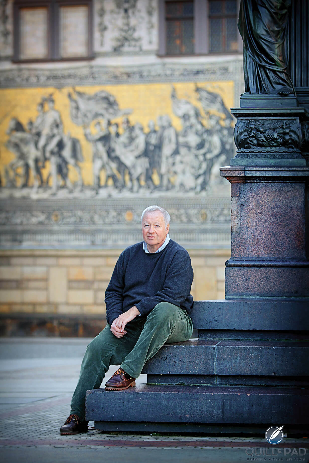 Author Christoph Scheuring in Dresden