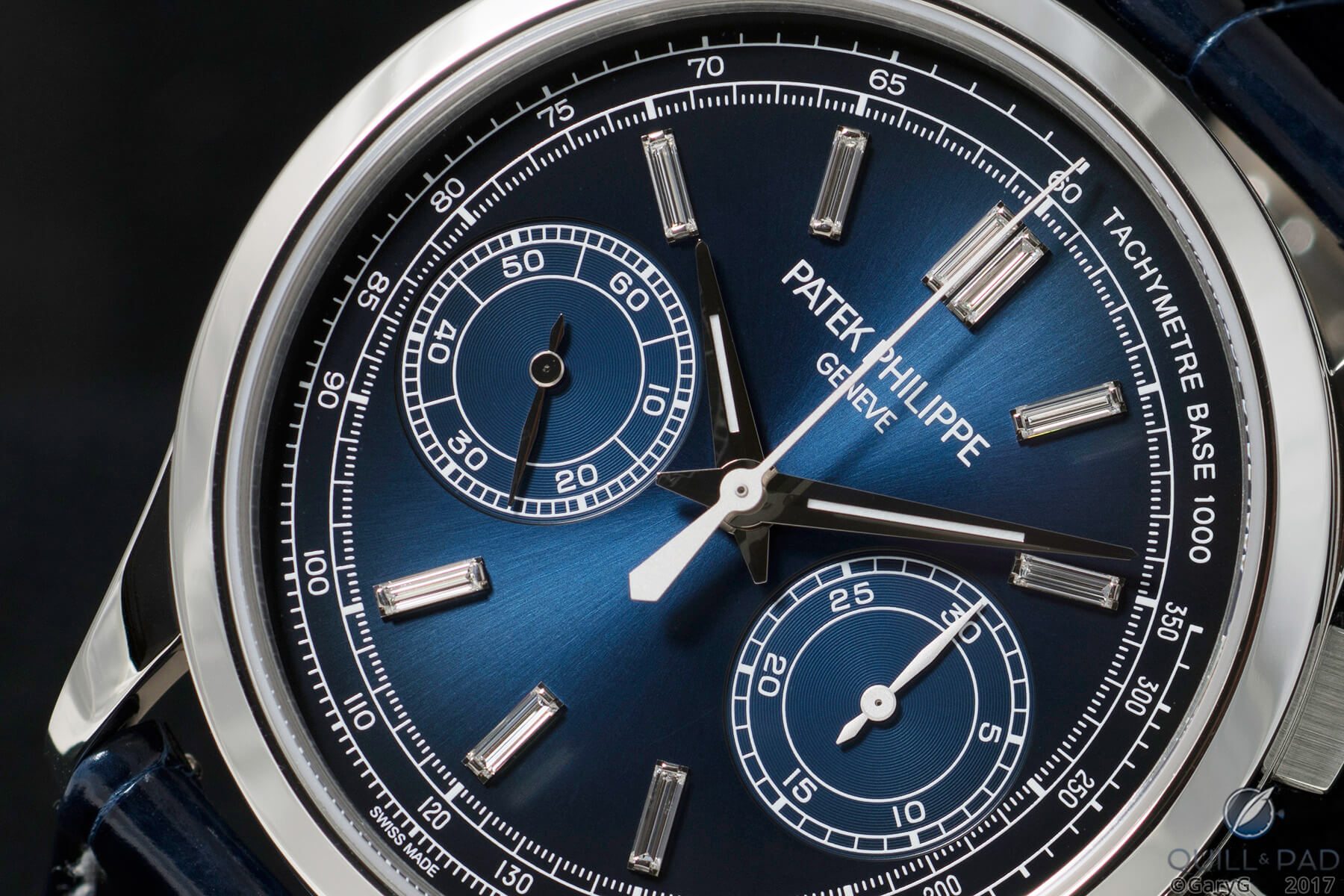 Resistance is futile: dial detail, Patek Philippe Reference 5170P