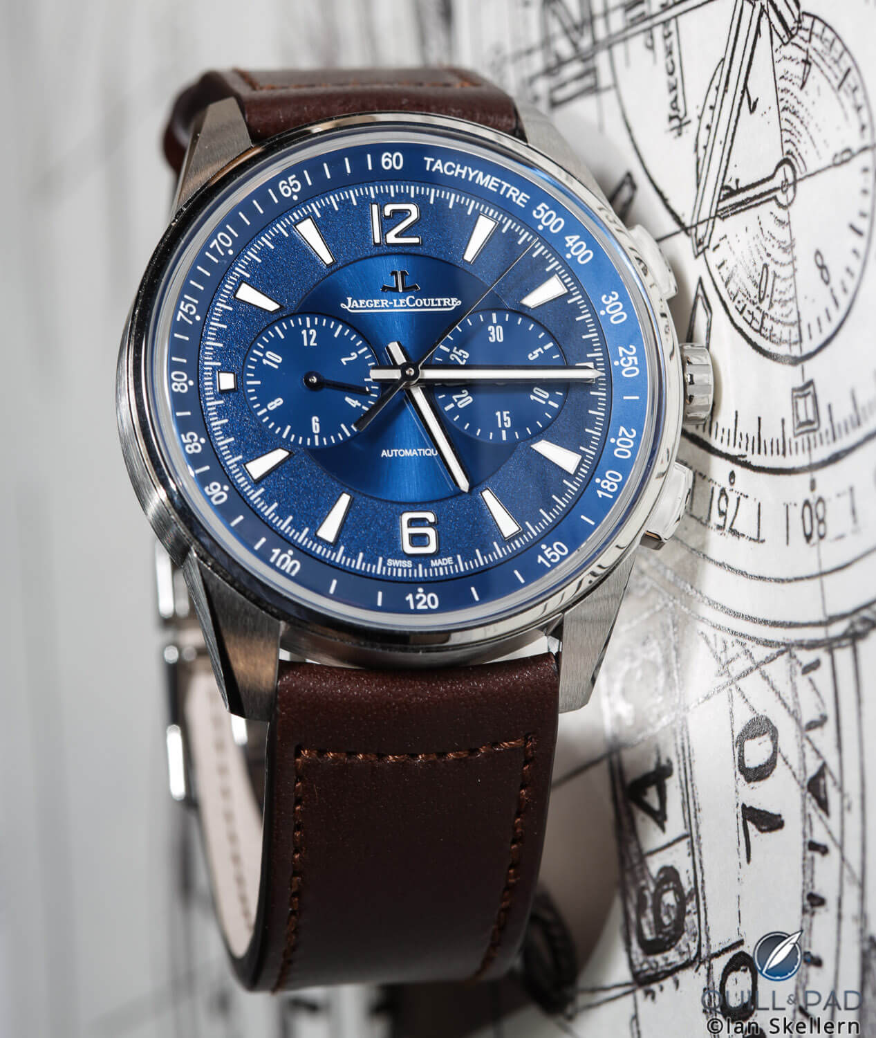 Jaeger-LeCoultre Polaris chronograph with blue dial