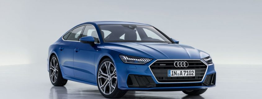 Audi A7 blue
