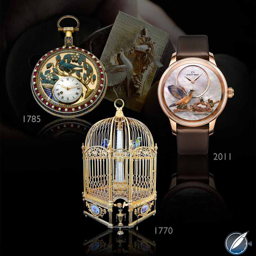 226 years' worth of Jaquet Droz birds in one place
