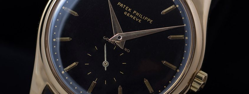 Classic looks: Patek Philippe Reference 2526 with black enamel dial