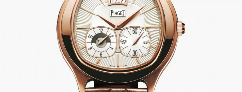 Piaget Emperador Cushion Dual Time Zone in pink gold