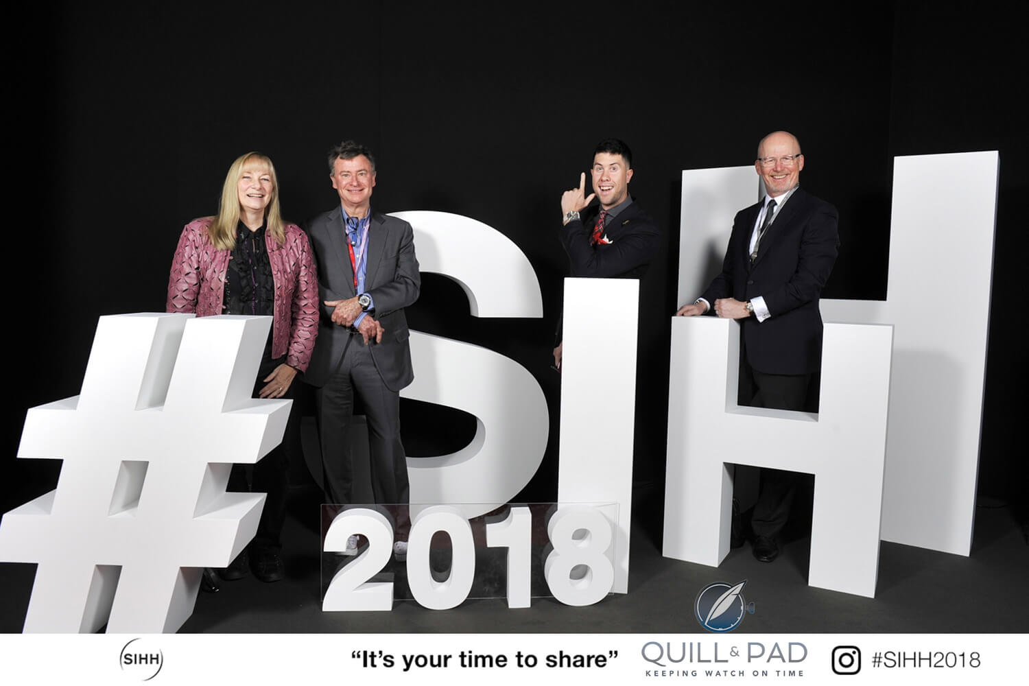 Quill & Pad at the 2018 SIHH: Elizabeth Doerr, Ian Skellern, Joshua Munchow, and GaryG