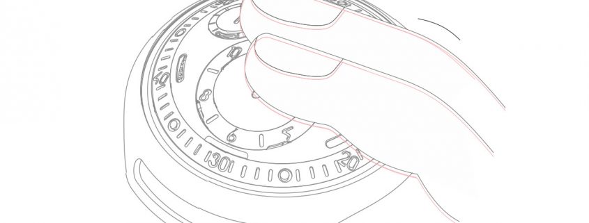 Tap to wake: Ressence Type 2 e-Crown