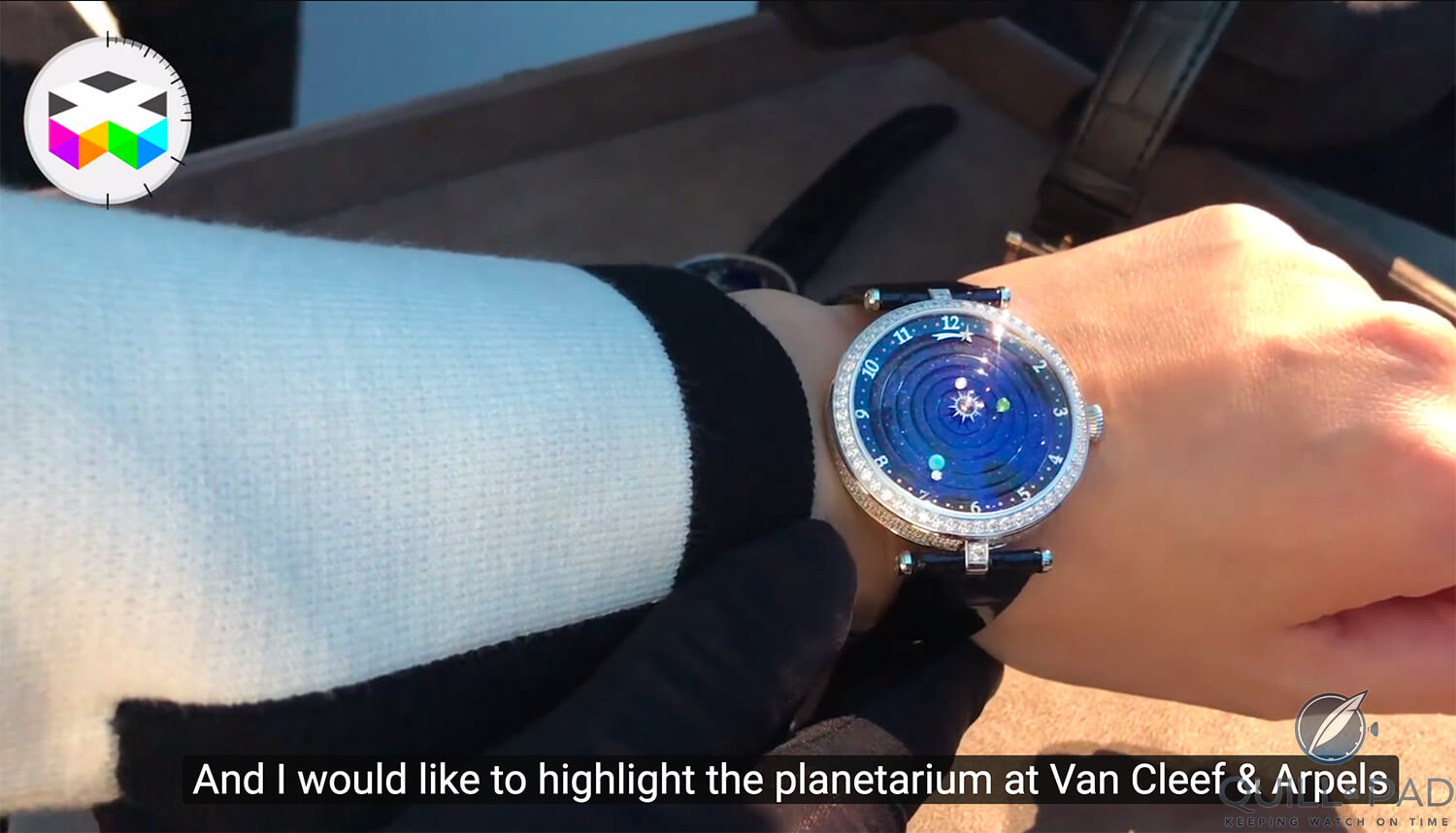 Van Cleef & Arpels Lady Planétarium on the wrist