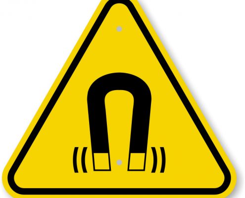 Warning: Strong magnetic field ISO symbol