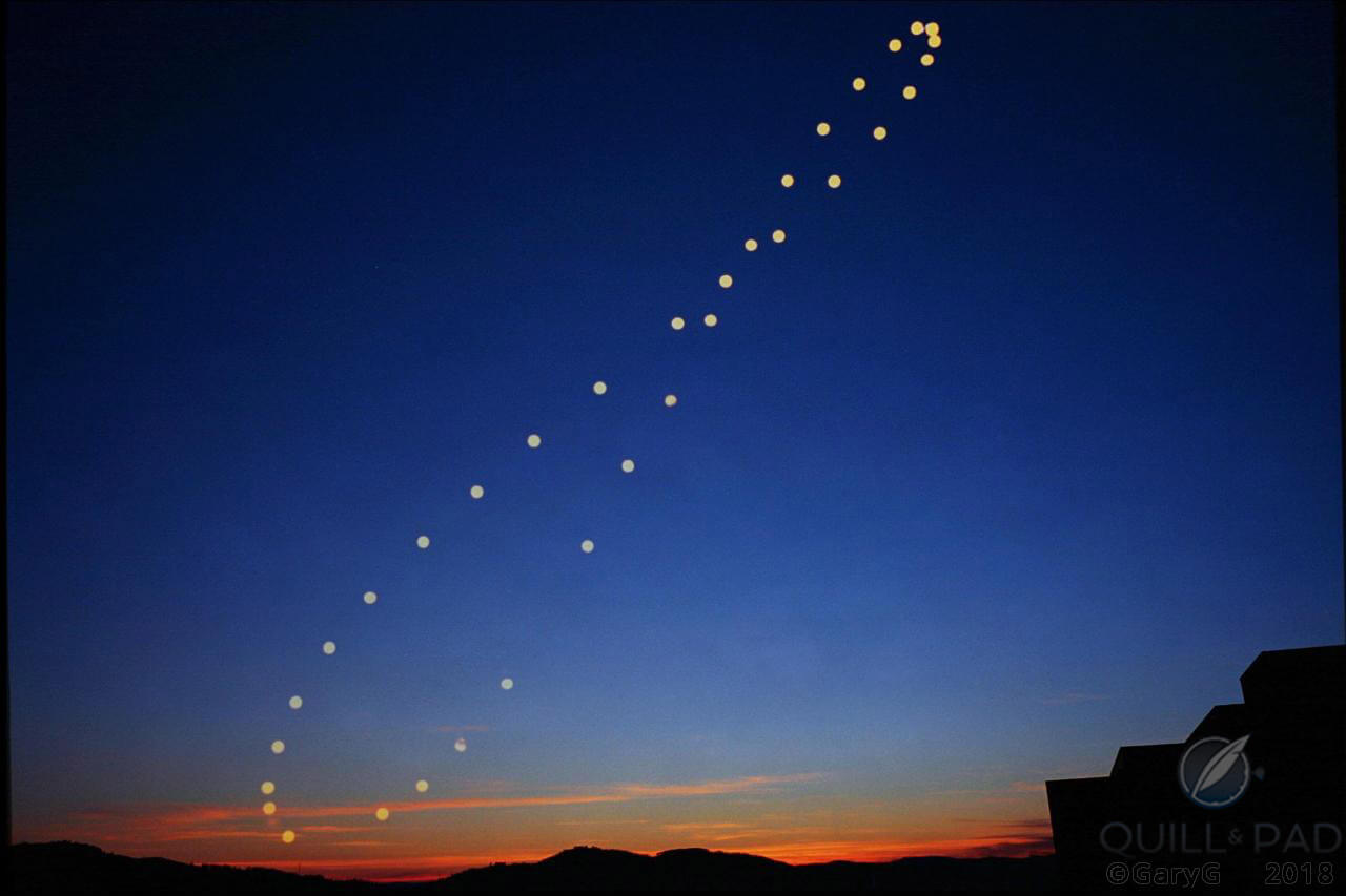 Visual inspiration for the sky scene, with Analemma