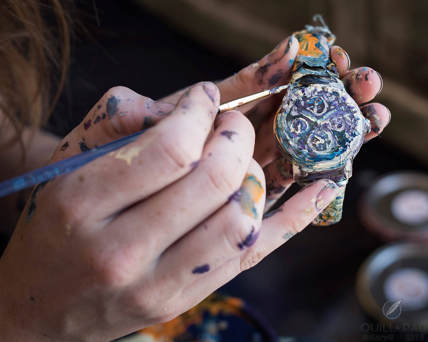 Attention to detail: Alexa Meade paints the Jules Audemars Equation of Time