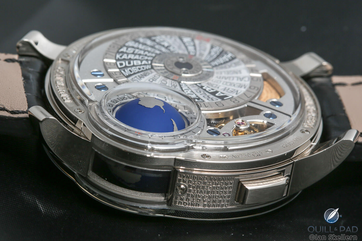 Antarctica and the southern hemisphere is now on display on the back of GMT Earth