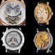 Watchmakers: The Masters of Art Horology, clockwise from top left Jean Daniel Nicolas (Mr. Daniel Roth), George Daniels, Roger Smith and Hajime Asaoka