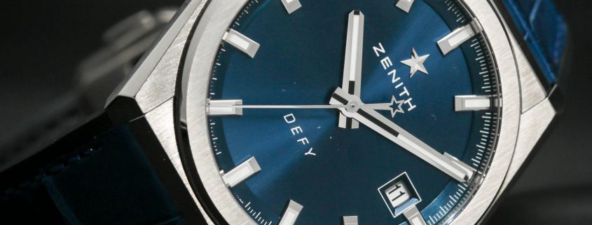 Zenith Defy with blue dial