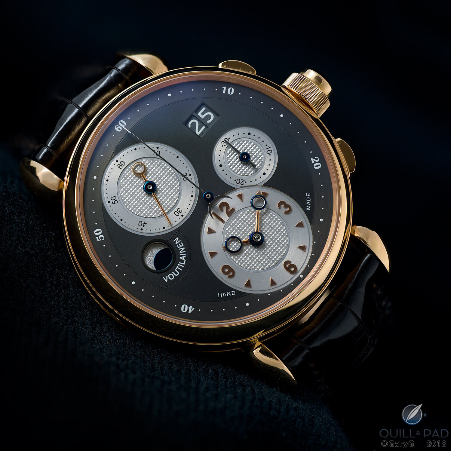 Not easy, but worth it: Hasselblad X1D shot of the author’s Voutilainen chronograph